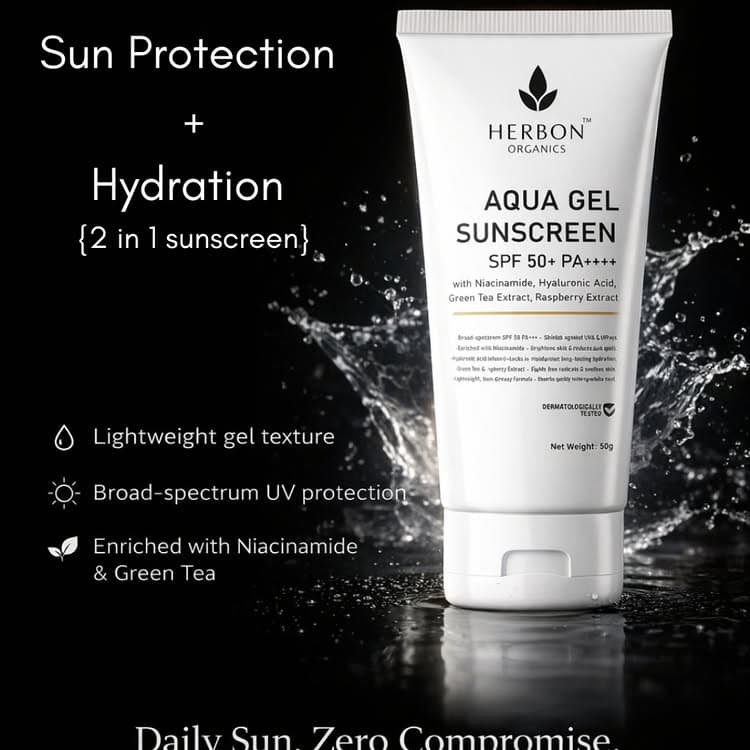 Herbon Organics Aqua Gel Sunscreen post